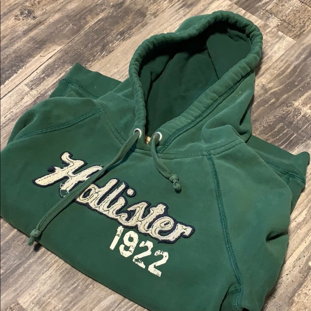 Dark Green Hollister Hoodie